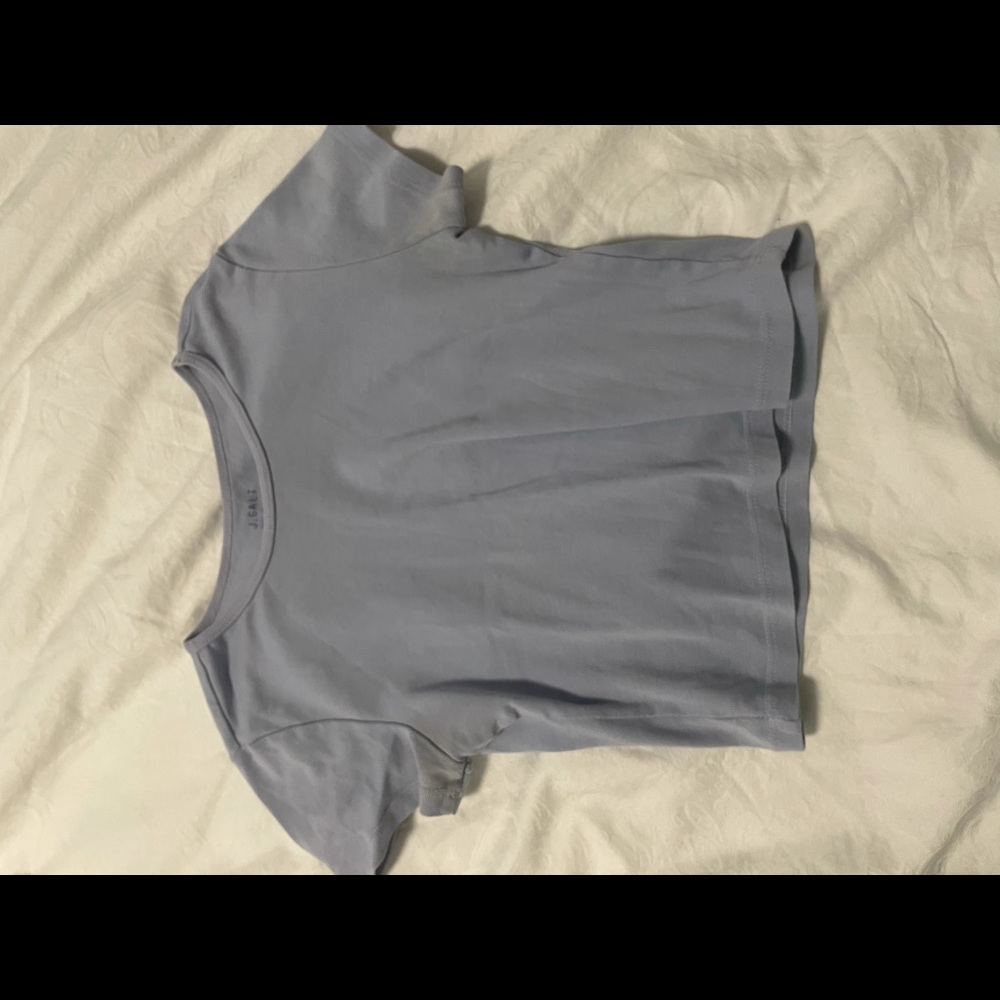 tight lavender t shirt